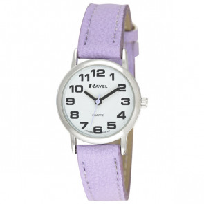 Women's Classic Bold Easy Read Strap Watch - Purple