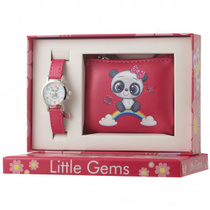 Little Gems Watch & Coin Purse Gift Set - Panda